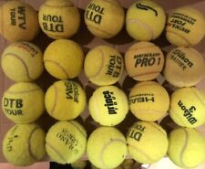 20 gebr. Tennisbälle Markenmix Training Kinder Katzen Hunde Spielzeug Basteln