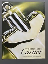 Cartier Déclaration Eau de toilette Original 2007 Vintage Ad Werbung Reklame
