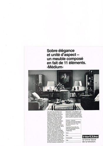 Werbung 1978 interlubke möbel - werbung,