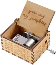 Hölzerne Handkurbel