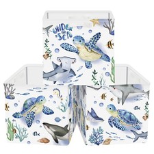 3 pcs Ocean Animals Cube