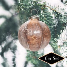 Weihnachtskugel Rund, Orange