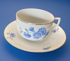 5 Tassen + Untertassen Oscar Schaller & Co Bavaria Schwarzenbach um 1950 Top zus