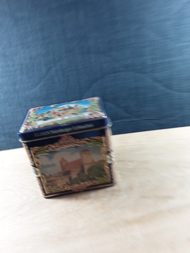Blechdose mit spieluhr leer - blechdose,