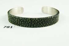 781) Rochenleder Armreif 1 cm