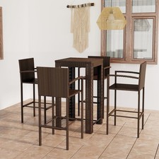 Gartenbar Set 5-tlg. Poly