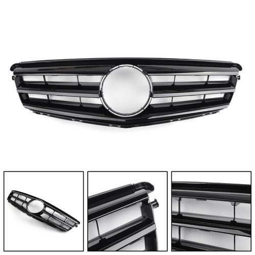 Kühlergrill glänz schwarz - kühlergrill,