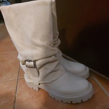 Damen Bikerstiefel Stiefel