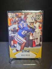 KYLE PITTS 2021 LEAF DRAFT  NO. 24 ATLANTA FALCONS ROOKIE CARD NFL