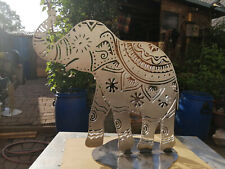 Edelstahl Indischer Elefant f