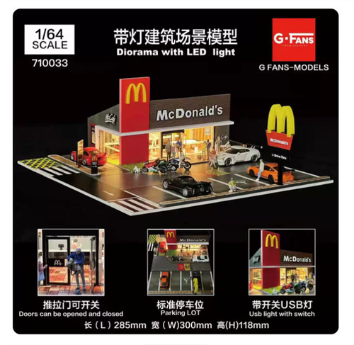 Diorama car garage - car,