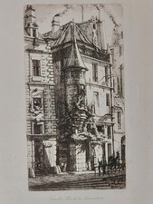 19. Jh. Exlibris Radierung