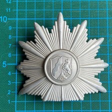 großer Polizei Tschakostern Tschako Stern NRW aus Aluminium