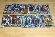 Alle 16 Glitzerkarten Star Wars Karten Force Attax Serie Movie 4 Nr.193 - 208
