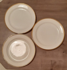 3 Kuchenteller Rosenthal Helena Goldrand 3147 - 20 cm Durchmesser