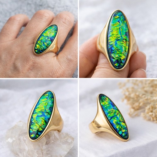Jewerly ring 18k vergoldete - 18k,