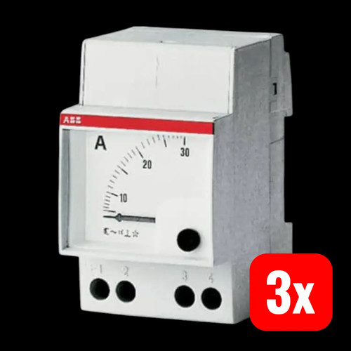 Abb amperemeter analoges - abb,