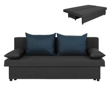 Funktionssofa - anthrazit-blau