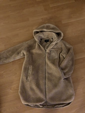 Only Mantel Teddyfell  XS / S 36 Sascha Sherpa beige creme Kapuze