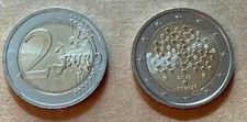 2 Euro Gedenkmünze 2022 aus Lettland, Bank von Lettland, unzirkuliert, bfr