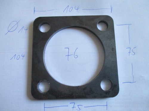 Ecks flansch oldtimer - 4-ecks,
