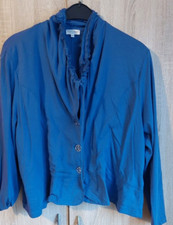 Jacke,Überwurf Gr.XXL(52/54) von Gina Laura blau
