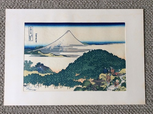 Japanischer holzschnitt ukiyoe - japanischer,