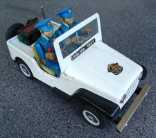 NOMURA, JAPAN POLICE DEPT JEEP, BATTERY OPERETED