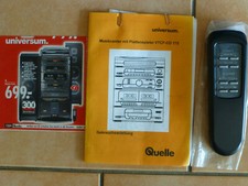 Musikturm Universum VTCF-CD175, Bedienungsanl+Fernbedienung