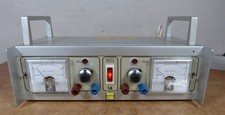 LABORNETZTEIL  regelbar 2x 15V DC Kyoritsu Meter. Variable Lab Power supply