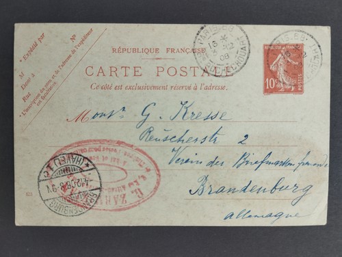 1908 französische - -,