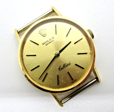 Original Rolex CELLINI 18K 750 Gelbgold Schweiz 25mm Damen Armbanduhr Handaufzug