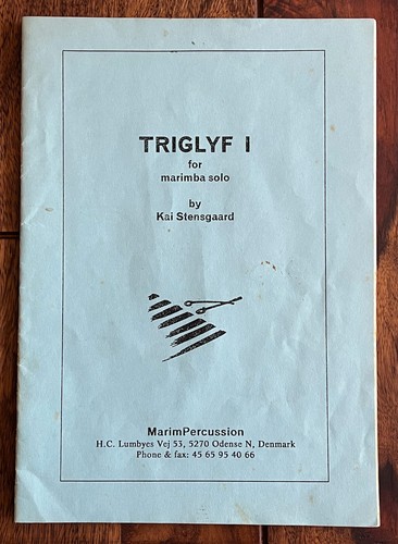 Triglyf for marimba - triglyf, solo