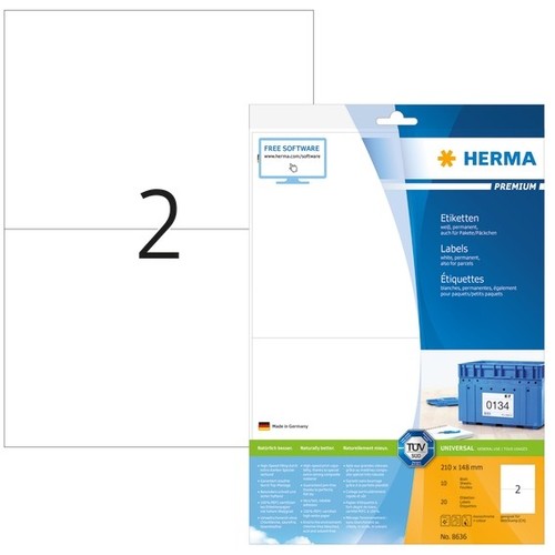 Herma 8636 etiketten - herma,