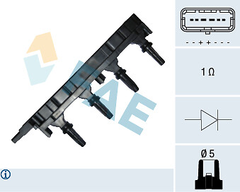 Fae 80277 zündspule für - fae,