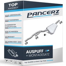 Mittelschalldämpfer für AUDI