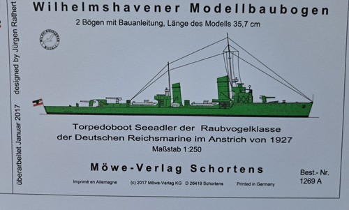 Torpedoboot seeadler 1927 - seeadler,