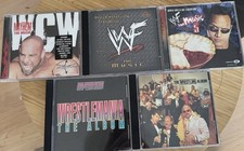 WWF WWE WCW Wrestling CDs 