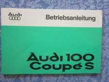 Betriebsanleitung Audi 100