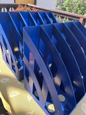 Stehsammler, blau, Kunststoff (z.B. für Büro, Schule...),  gebraucht, 10 Stück