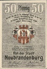 Neubrandenburg reutergeld - reutergeld,