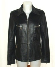 TCM * Damen Lederjacke / Jacke * Gr. 36/38 * schwarz * mega weiches Lamm Nappa