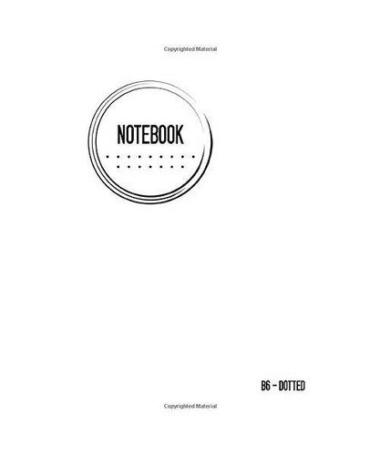 Dotted notebook journal - b6:,