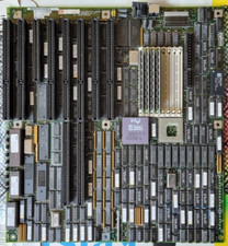 Intel 303 full size motherboard i386-DX33 Vintage super rare 386er