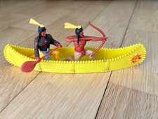 Timpo Toys 2  Indianer  Kanu