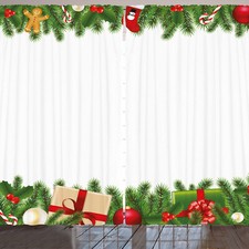 Weihnachten Rustikale Gardine Klassische Baum Garland