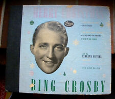 ORIG. Plattenalbum Schellackplatten BING CROSBY-WEIHNACHTEN leer-Schellack 25cm