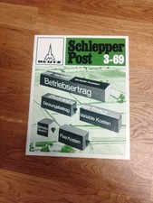 Deutz Prospekt Schlepper Post