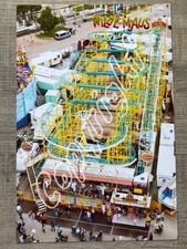 XXL Werbe Foto WILDE MAUS Kinzler Mack - Kirmes Achterbahn Bewerbung Modellbau