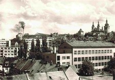 Zatec Saaz CZ Nove sidliste Teilansicht Kirche